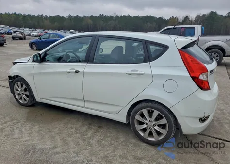 2013 Hyundai Accent Gls from USA, damaged, VIN KMHCU5AE6DU075031
